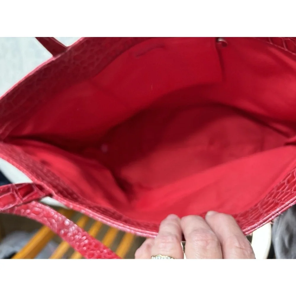 Tote Bag Bath Body Works Cherry Red‎ Faux Leather